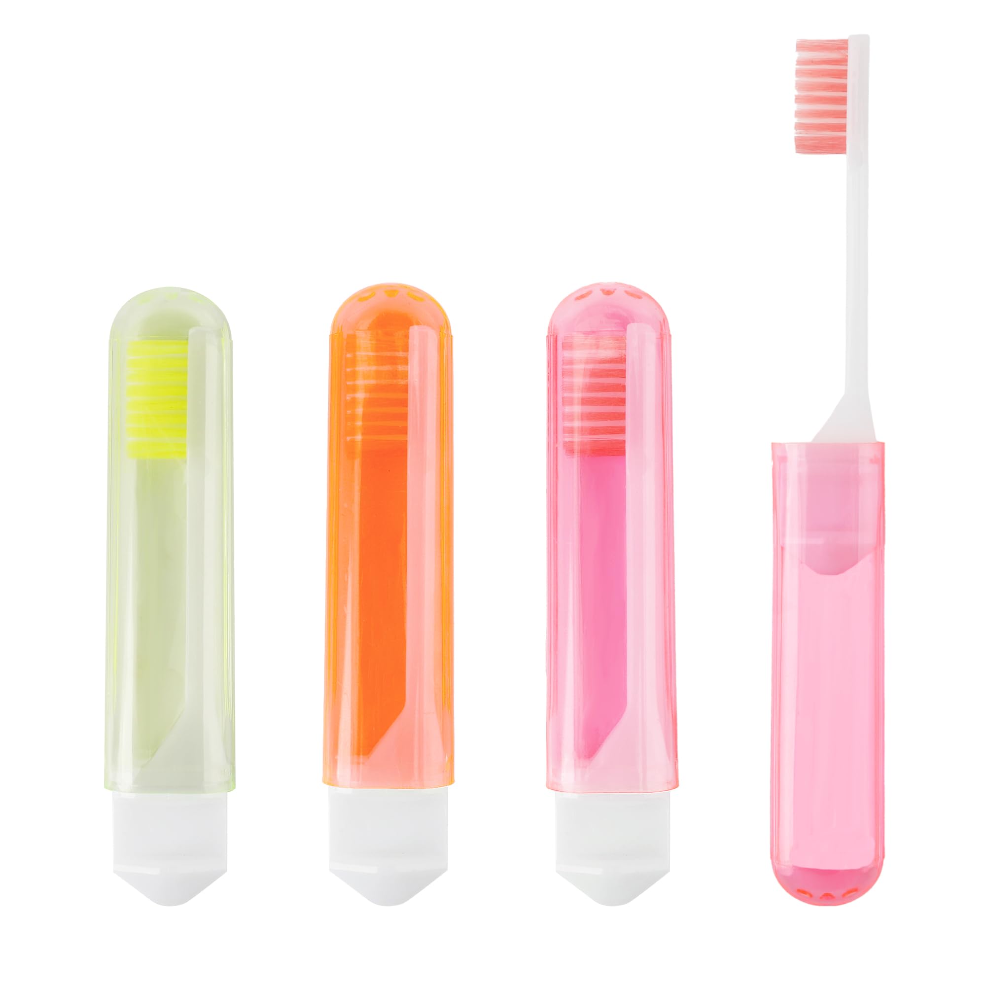 3PCS Soft Portable Toothbrush Travel with Tooth Brush Cover