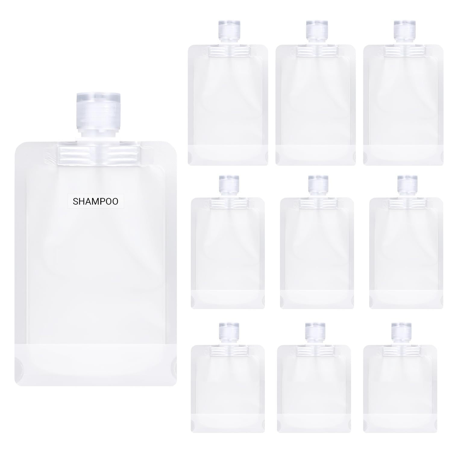 9pack Leak Proof TSA Approved Travel Pouches for Toiletries