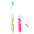 2Pcs Travel Foldable Toothbrushes for Camping Hiking