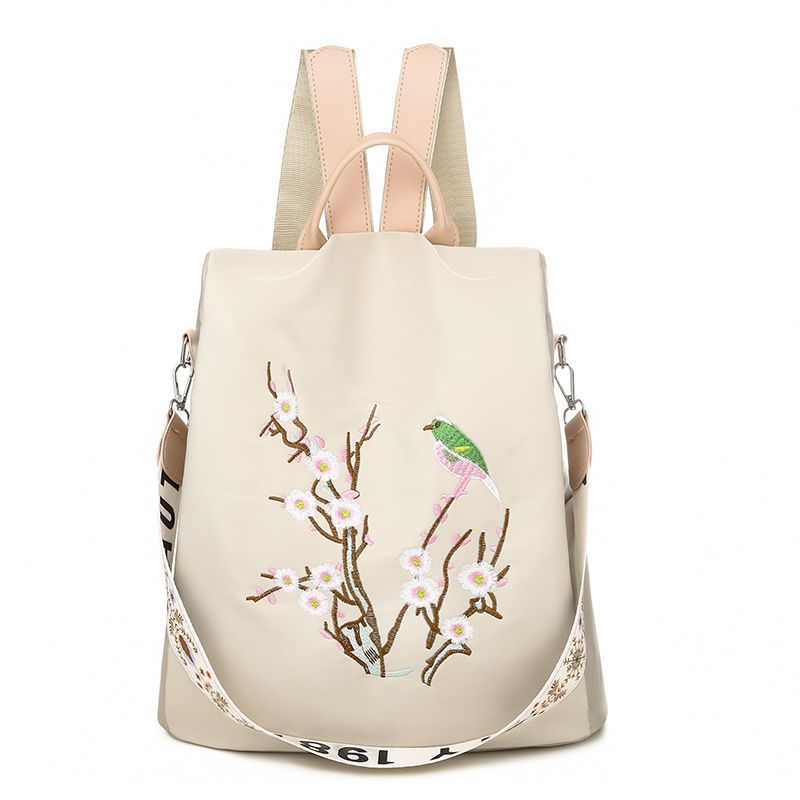 Embroidered Fashion Travel Backpacki