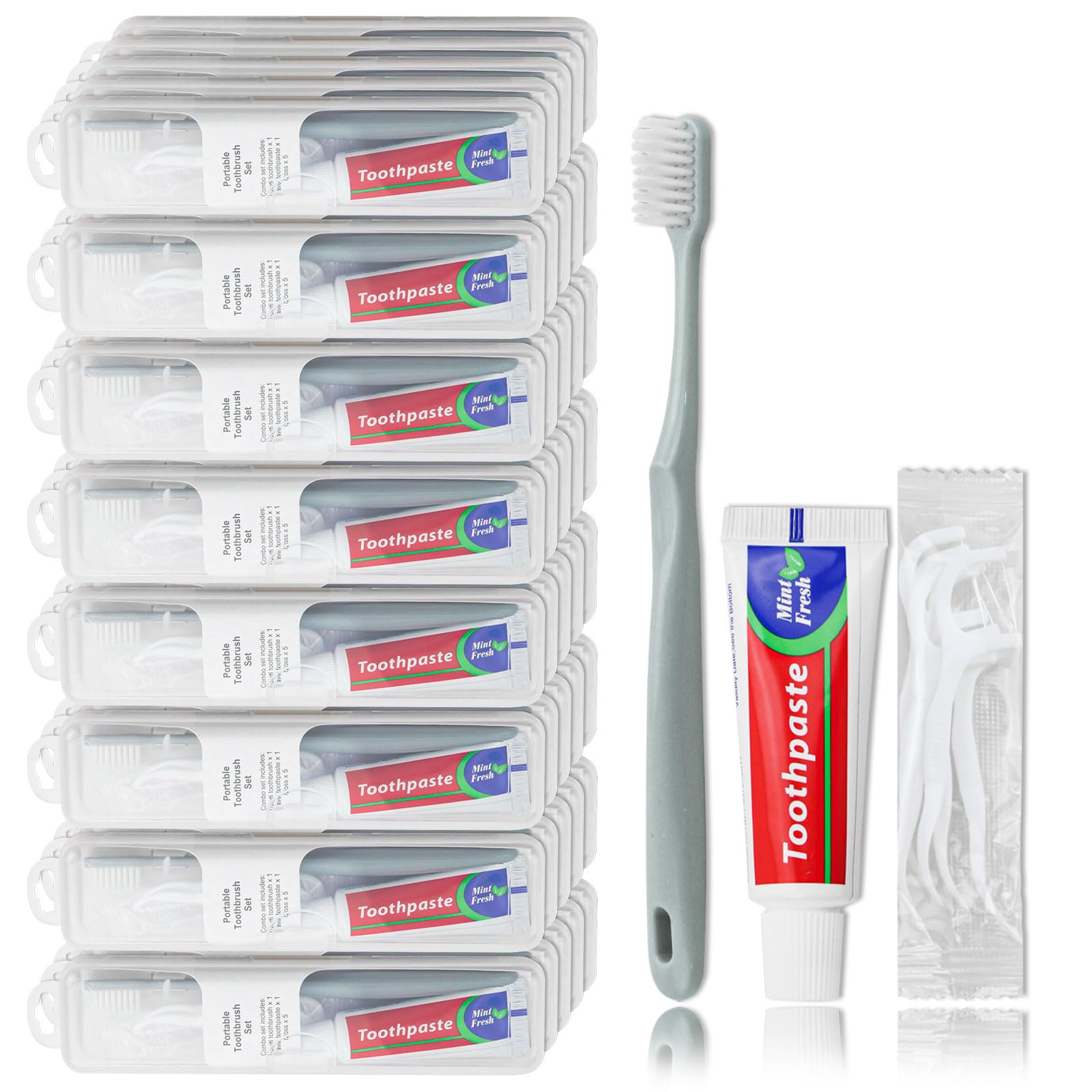 Travel Toothbrush Travel Kit  (20-Pack)