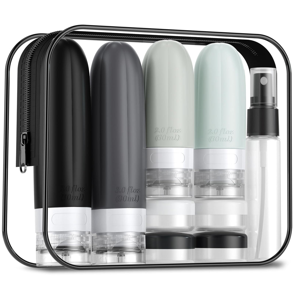 16 Pack Travel Size Bottles TSA Approved Leakproof